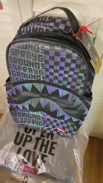 Sprayground fiber optic light show Limited Edition backpack