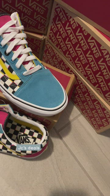 Vans old cheap skool cmyk chex