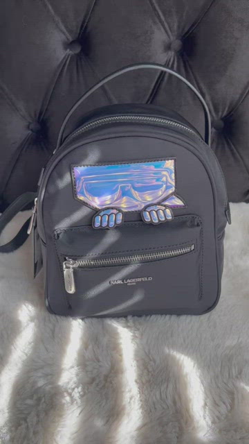 NWOT Karl Lagerfeld Paris Amour Rainbow Stripe Mini Backpack 6328d8d5c5df6c02e59f78f3.jpg main image 3