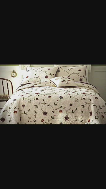 Nostalgia store Home Ambria Chocolate TWIN Quilt