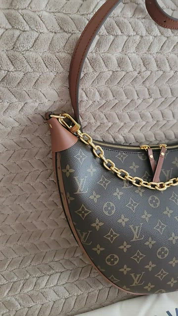 Louis Vuitton LV Loop Hobo bag monogram reverse Brown ref.630467