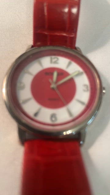 Gossip watch quartz red glow in the dark second hand new battery silver tone Gossip | Accessories | Gossip Watch Quartz Red Glow In The  main image 3