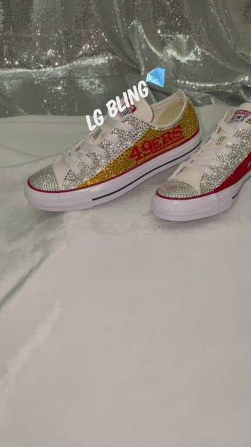 jupitercustoms - San Francisco 49ers custom Converse for a