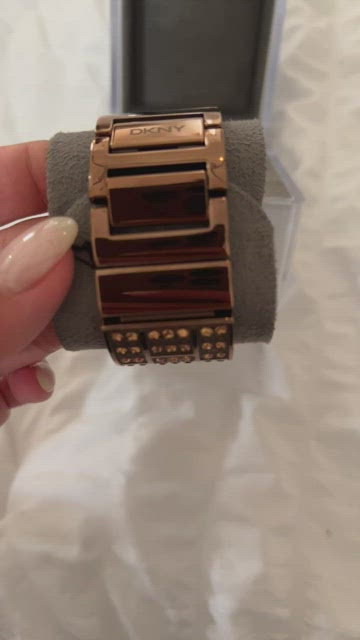 DKNY Ladies Clasp Bracelet Crystal Copper Watch Dkny | Accessories | Dkny Ladies Clasp Bracelet Crystal  main image 4