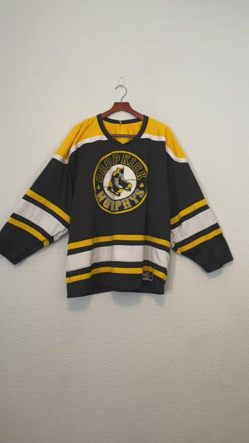 DROPKICK MURPHYS Hockey Jersey Black & Yellow Bruins K1 Band Shirt NEW Mens  SM