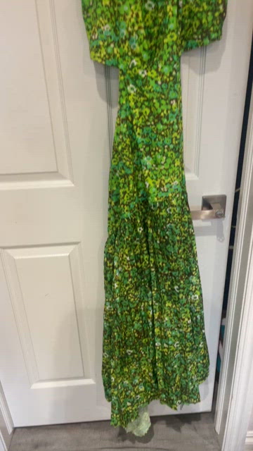 strapless open back dress Alemais Phyllis Twist Front Pleated Midi Dress Green Size AU 8