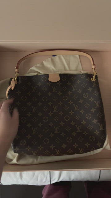 Louis Vuitton Sold Out Everwhere Brand New Damier Ebene Graceful PM Hobo  89lv27s For Sale at 1stDibs