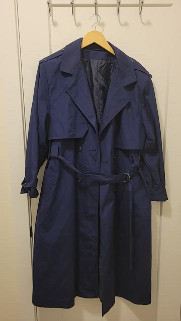 新着商品 Vintage jun tweed trench coat sullen 深水 トレンチコート