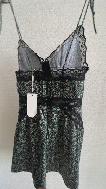 For Love and Lemons / black Dahlia Pleated corset garter Slip Dress  lingerie XXS