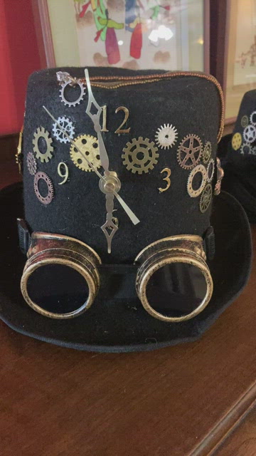Steam punk male & female hats. One of a kind. Lotsa love put into these by me ? We had our Steampunk/Gothic wedding on 16th Sept, we had  main image 4