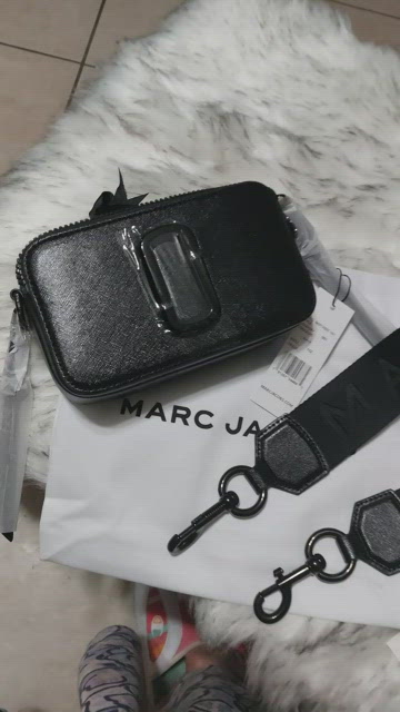 Snapshot crossbody bag Marc Jacobs Black in Polyester - 33420488