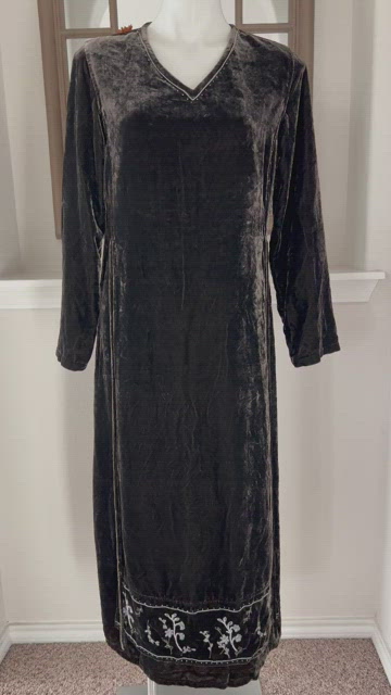 J. Jill Velvet Maxi Dress