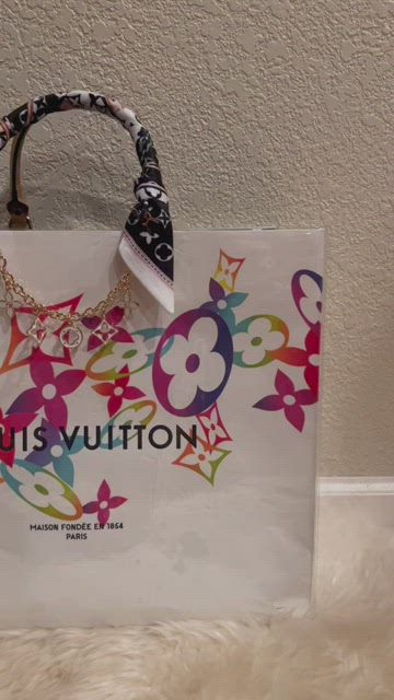 Louis Vuitton, Bags, Louis Vuitton Lv Limited Edition Shopping Bag  Withtpucpv Cover Totecrossbodybag