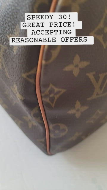 Authenticated Used LOUIS VUITTON Speedy 30 Mini Boston Bag Monogram Brown  M41526 VI1902 