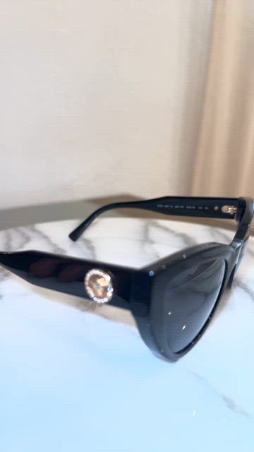 Versace | Accessories | Versace Black Medusa Charm Cat Eye  display picture 3