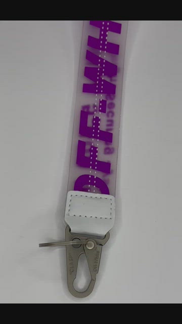 OOO KEYCHAIN in purple  Off-White™ Official PN