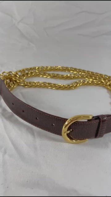 Gucci | Accessories | Rare Gucci Brown Lizard And Leather  display picture 1