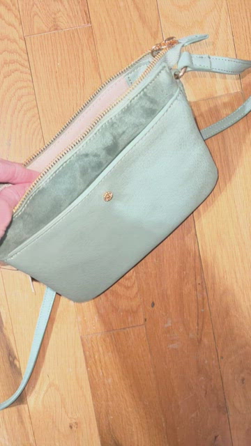 LC Lauren Conrad Crossbody Bag Mint Green Candide Purse New With Tags