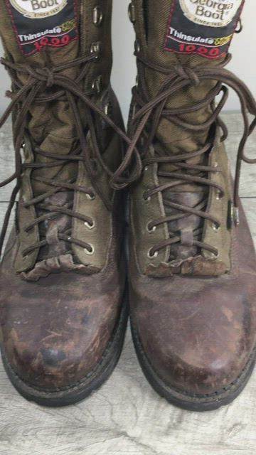 Georgia Mens G9014 1000 Gram Hiker Leather Work Hunting Soft Toe Boots Size 13 Georgia Boot | Shoes | Georgia Mens G94 1000 Gram Hiker  main image 2
