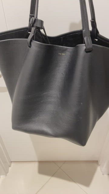 AUTH NWT The Row Park Three Large Soft Leather Tote Shopper IN