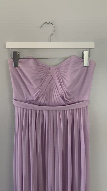 Davids Bridal Style-your-way Mesh Bridesmaid Dress Size 4 Color Iris  (Lavender)