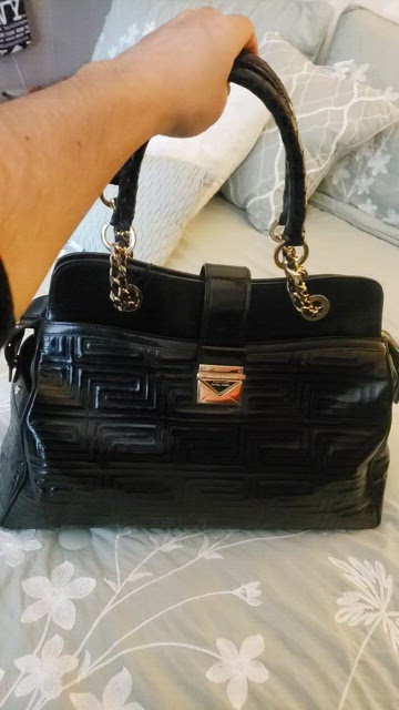 Versace Patent Leather Handbags