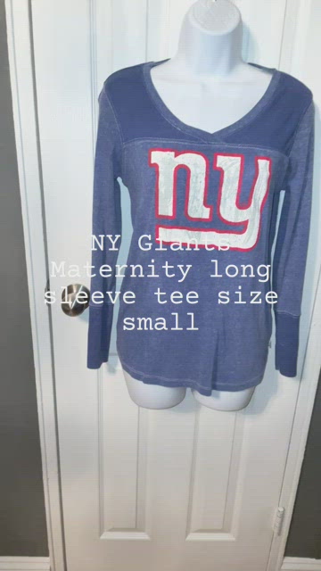 Touch by Alyssa Milano New York Giants Maternity shirt, size M, NWT!