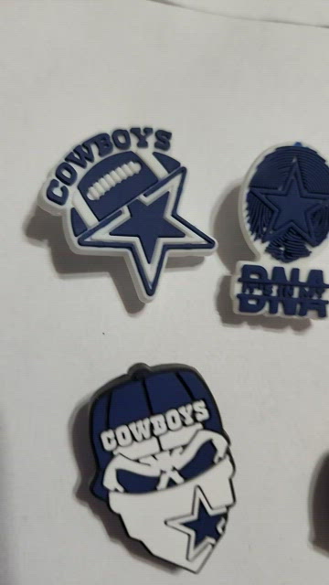 Accessories, Dallas Cowboys Jibbitz Set