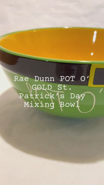 Rae Dunn POT O’ GOLD Mixing 2024 Bowl