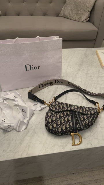 BNIB Dior Ultra Matte Black Saddle Bag + Matching Strap, Women's Fashion,  Bags & Wallets, Cross-body Bags on Carousell