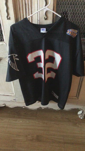 LOGO 7, Shirts, Vtg Atlanta Falcons Jamal Anderson 32 Jersey Super Bowl  Xxxiii Usa