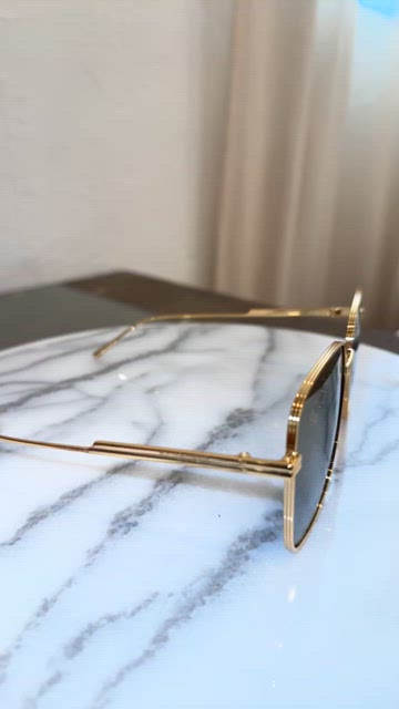 Bottega Veneta | Accessories | Bottega Veneta Gold Mirrored  display picture 3