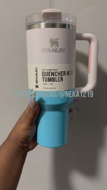 Stanley, Kitchen, Nwt Stanley 4oz Quencher H20 Flowstate Tumbler Camelia Barbie  Pink
