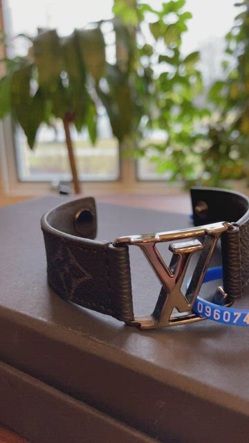 Louis Vuitton Brown Hockenheim Bracelet – The Closet