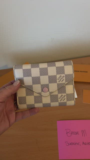 Luxury Video Clip: Cutie LV Rose Ballerine Victorine Wallet 