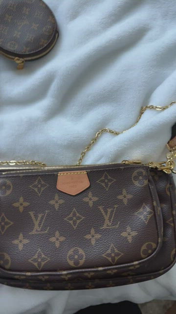 Lv Multi Pochette Crossbody Bag - For Sale on 1stDibs  lv pochette  crossbody, louis vuitton pochette crossbody, lv crossbody with coin purse