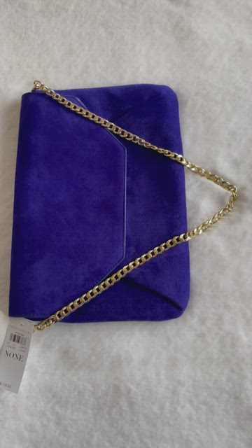 Ann Taylor Baguette Bag with Gold Chain Strap - Style a Go-Go