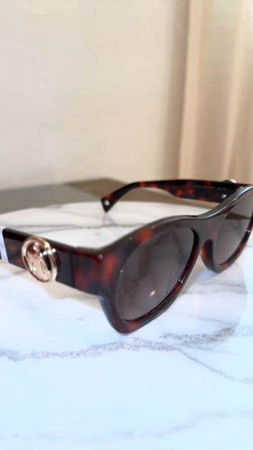 LANVIN RED HAVANA GRADIENT UNISEX SUNGLASSES LNV604S LANVIN RED HAVANA GRADIENT UNISEX SUNGLASSES LNV604S main image 3
