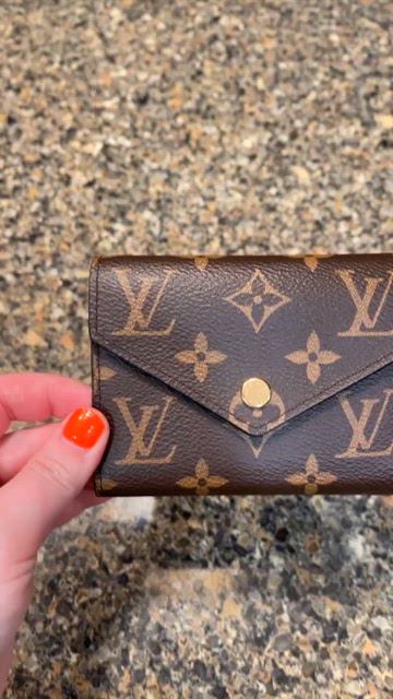 PreLoved Louis Vuitton Brown Epi Leather Sarah Long Wallet CA0947