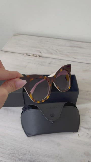 NWT Equipment Audrey tortoise cat eye sunglasses. Audrey Sunglasses - Tortoise – Patricia Nash main image 2
