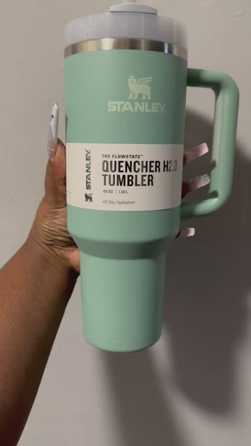 Stanley The Quencher H2.0 Flowstate Tumbler -30 oz- Eucalyptus RARE color!