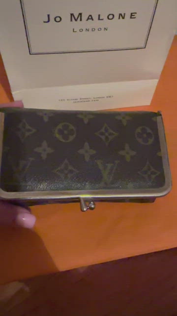 Louis Vuitton, Bags, Louis Vuitton Kiss Lock Cosmetic Bag Hard To Find  97s