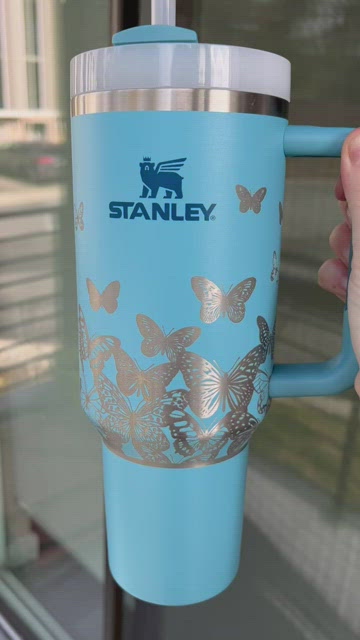 Stanley The Quencher H2.0 Flowstate Tumbler -30 oz- Eucalyptus RARE color!