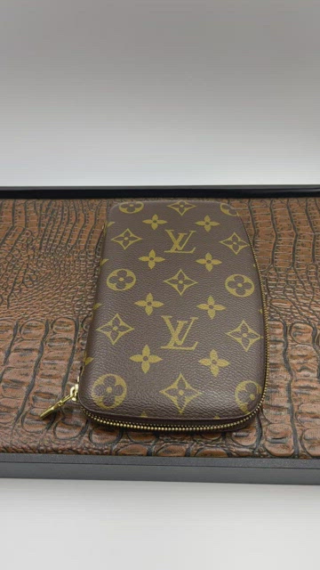 Authenticated used Louis Vuitton Louis Vuitton Notebook Cover Monogram Agenda PM Canvas Brown Unisex R20005, Adult Unisex, Size: One Size