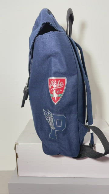 Shop Polo Ralph Lauren Polo Backpack 9AR003-C4W blue