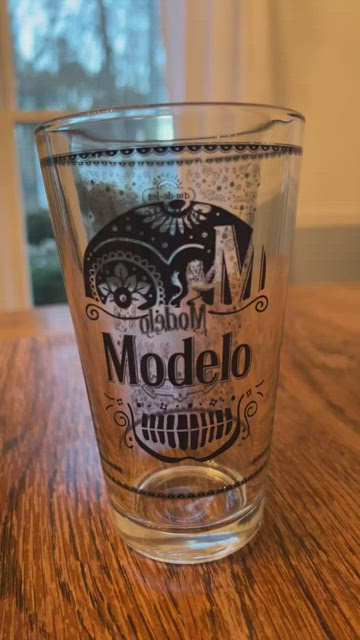 Dia De Los Muertos Beer Glass Mexico Beer Can Glass Engraved 