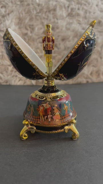 The Russian Nutcracker Collectible Musical Egg by Ardleigh Elliott #D4309