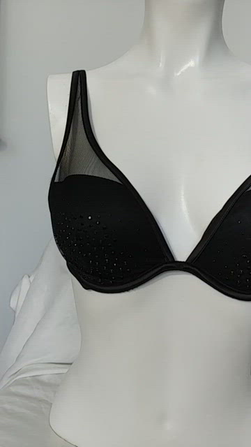 La SENZA, Intimates & Sleepwear, Black Rhinestone Mesh Lasenza Bra