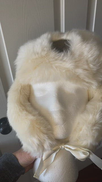 Accessories | Nobis Faux Fur Trapper Hat In Cream | Poshmark display picture 3