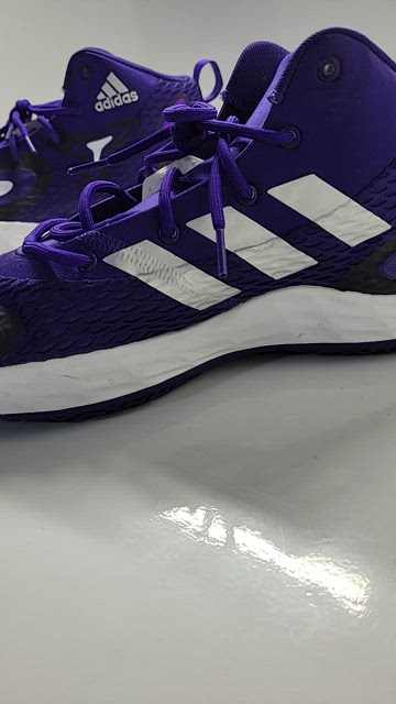 Adidas SM Exhibit A Mid Purple  Sneakers Men\'s Sz 11.5  GW7895 Amazon.com | adidas Sm Exhibit A Mid Unisex Shoes Size 11  main image 3